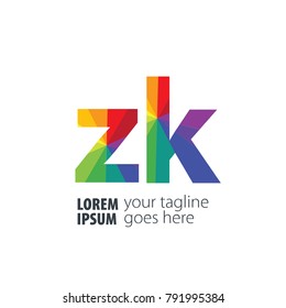 Initial Letter Gradient Logo