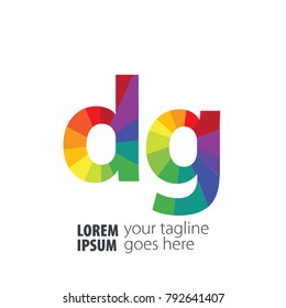 Initial Letter Gradient Logo