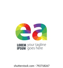 Initial Letter Gradient Logo