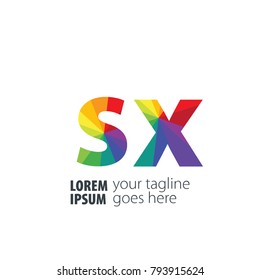 Initial Letter Gradient Logo