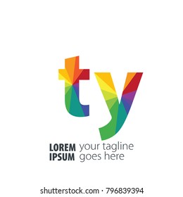 Initial Letter Gradient Logo