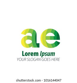 Initial Letter Green Logo