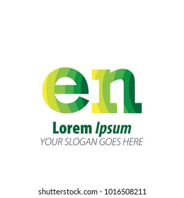 Initial Letter Green Logo