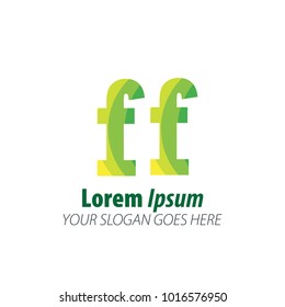 Initial Letter Green Logo
