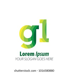Initial Letter Green Logo
