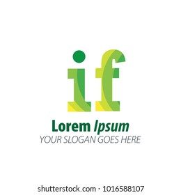 Initial Letter Green Logo