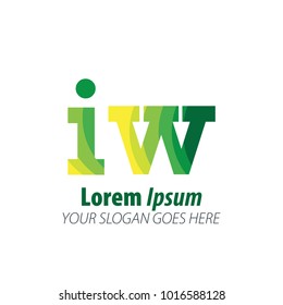 Initial Letter Green Logo