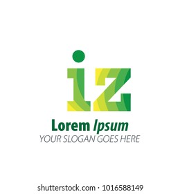 Initial Letter Green Logo