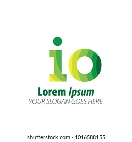 Initial Letter Green Logo