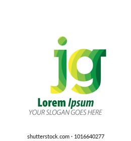 Initial Letter Green Logo