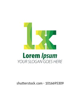 Initial Letter Green Logo