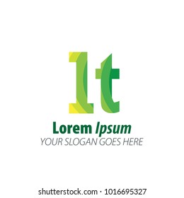 Initial Letter Green Logo