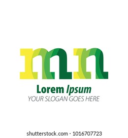 Initial Letter Green Logo