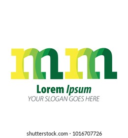 Initial Letter Green Logo