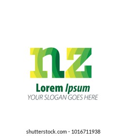 Initial Letter Green Logo