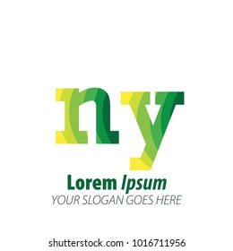Initial Letter Green Logo