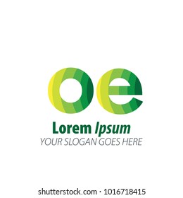 Initial Letter Green Logo