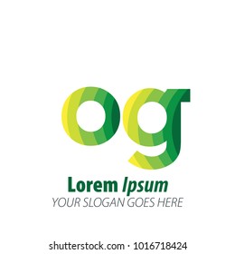Initial Letter Green Logo