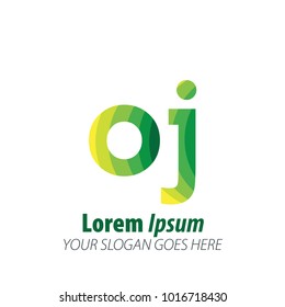 Initial Letter Green Logo