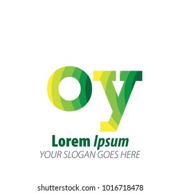 Initial Letter Green Logo