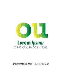 Initial Letter Green Logo