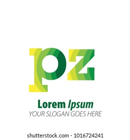 Initial Letter Green Logo