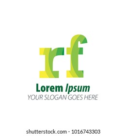 Initial Letter Green Logo