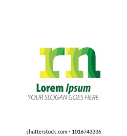 Initial Letter Green Logo