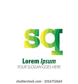 Initial Letter Green Logo