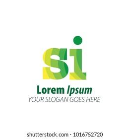 Initial Letter Green Logo
