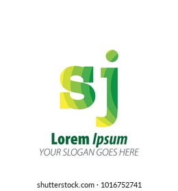 Initial Letter Green Logo