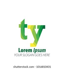 Initial Letter Green Logo