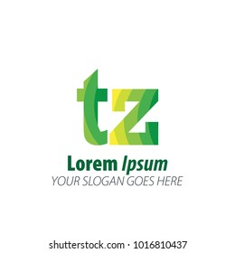 Initial Letter Green Logo
