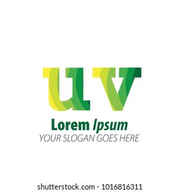 Initial Letter Green Logo
