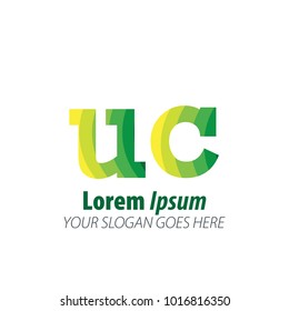 Initial Letter Green Logo
