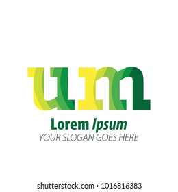 Initial Letter Green Logo