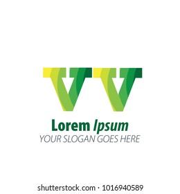 Initial Letter Green Logo