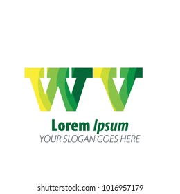 Initial Letter Green Logo