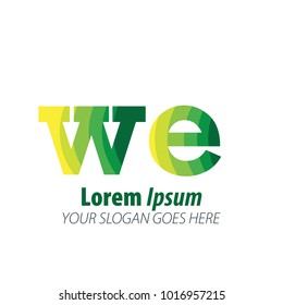 Initial Letter Green Logo