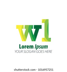 Initial Letter Green Logo