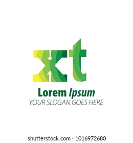 Initial Letter Green Logo