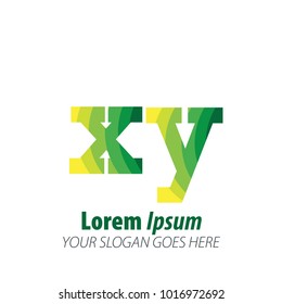 Initial Letter Green Logo
