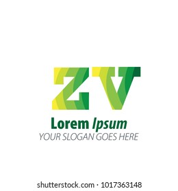 Initial Letter Green Logo