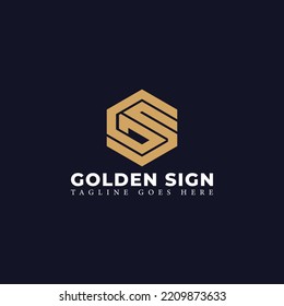 Initial Letter GS Creative Logo