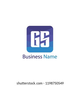 Initial Letter GS Logo Template Design