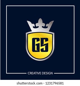 Initial Letter GS Logo Template Design