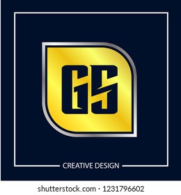 Initial Letter GS Logo Template Design
