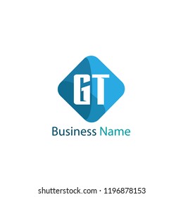 Initial Letter GT Logo Template Design