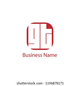 Initial Letter GT Logo Template Design