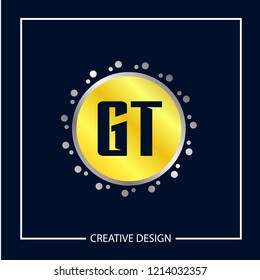 Initial Letter GT Logo Template Design